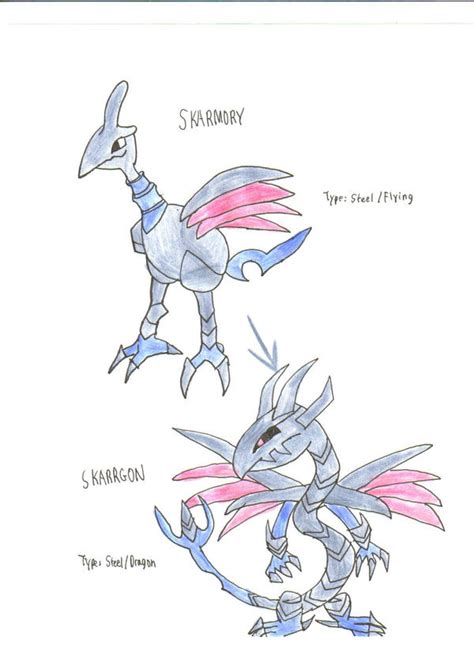 Skarmory Made-Up Evolution by lightningcard18 on DeviantArt