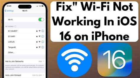 How To Fix WiFi Not Working In IOS 16 On IPhone Or IPad Issue Fixed