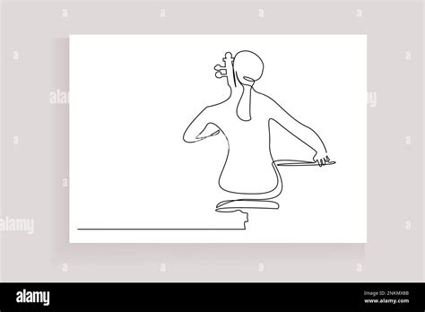 Woman Back Violin Stock Vector Images Alamy