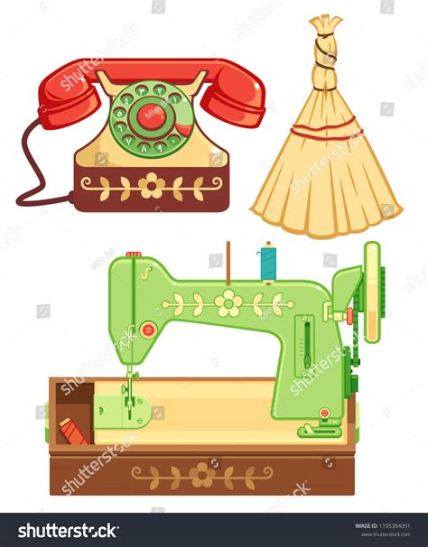 Old Traditional Heritage Icons Arab Gulf Stock Vector Royalty Free
