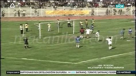 Malatyaspor 4 0 Adana Demirspor HD 29 04 1990 1989 1990 Turkish 1st