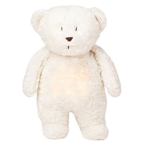 Moonie Petite lampe de chevet enfant ours crème Lumimania