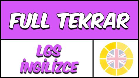 İngilizce Full Tekrar LGS Son Tekrar Programı YouTube