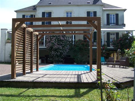 Pergola Bois M Fabriqu E En Bois Massif Trait Tr S Haute