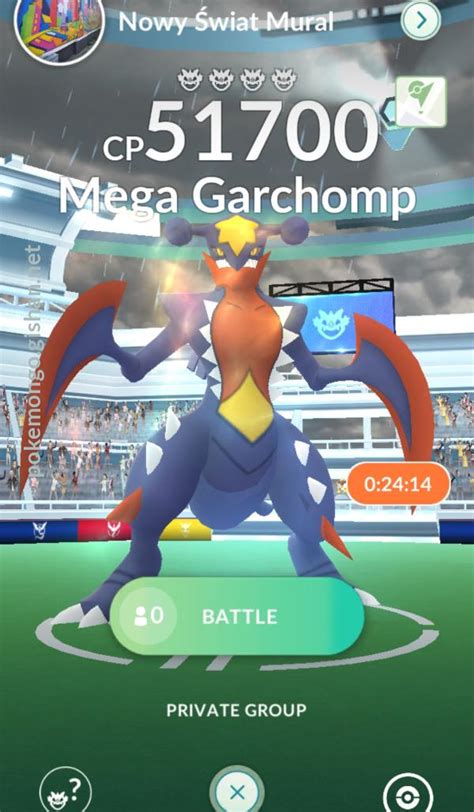 Mega Garchomp Raid Boss Pokemon Go