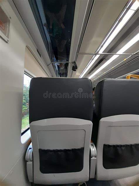 The Interior Of The Commuter Line X28 KRL X29 Train Is Clean Stock