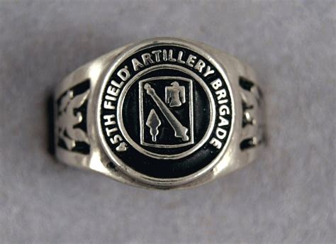 45th Field Artillery Brigade Insignia Ring Oklahoma Army National Guard