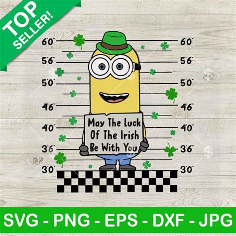 Minion May The Luck Of Irish Be With You SVG Lucky Minion SVG St