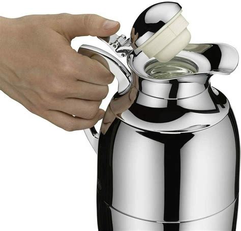 Alfi Juwel Chrome Steel Glass Vacuum Insulated Thermos