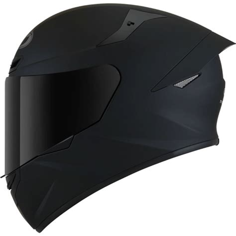 Capacete KYT TT Course Plain Preto Fosco Grid Motors