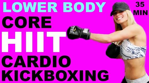 Hiit Cardio Kickboxing Lower Body Sculpt Core Workout Video At Home