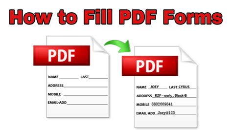 How To Fill In PDF Forms How To Fill A Pdf Fillable Form YouTube