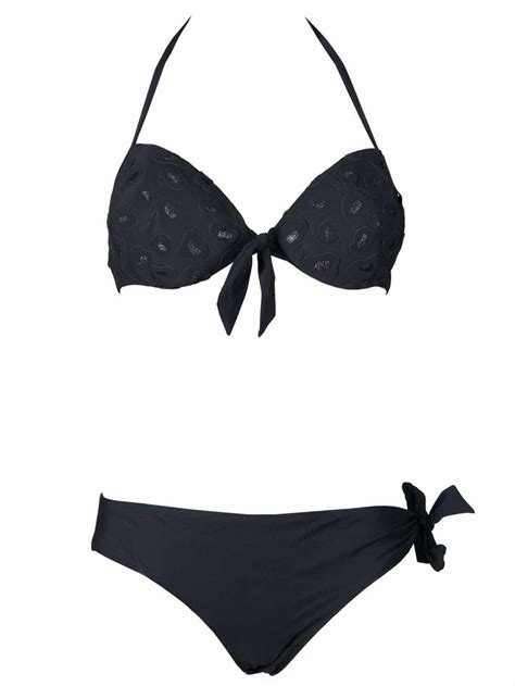 Bikini Donna Valery Prestige Beachwear Nero Albos Underwear Shop