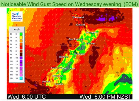 Weather in Pictures: Rough conditions in parts of NZ, here are 10 Maps ...