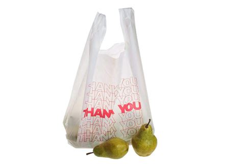 T Shirt Thank You Plastic Grocery Store Shopping Carry Out Bag