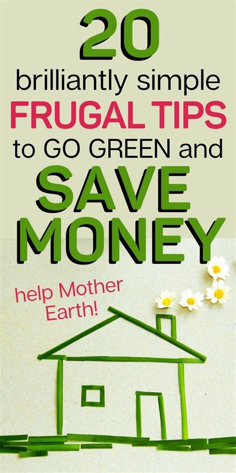 Easy Ways To Go Green When You Live A Thrifty Lifestyle Frugal Living