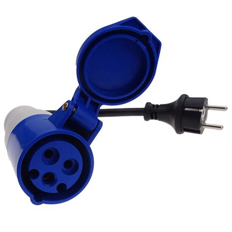 Cee Adapter V A Schuko Stecker Auf Cee Steckdose Ebay