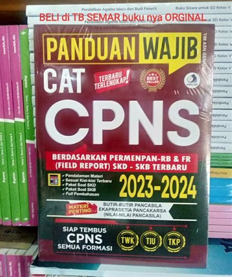 Jual Buku Panduan Wajib Cat Cpns Terbaru Terlengkap Kompas Di