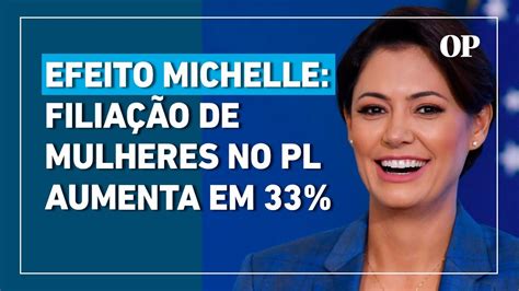 Michelle Bolsonaro Filiação de mulheres no PL aumenta ex primeira