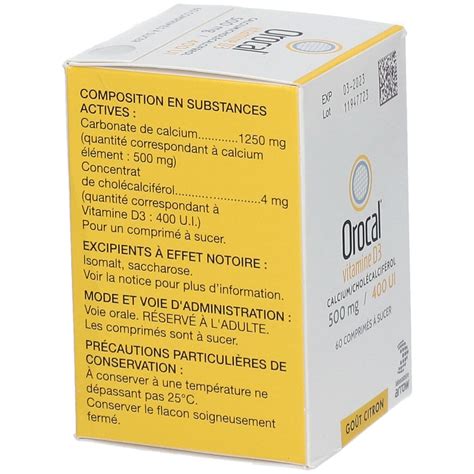 Orocal Vitamine D Pc S Redcare Pharmacie