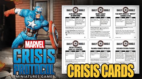 Marvel Crisis Protocol Cards