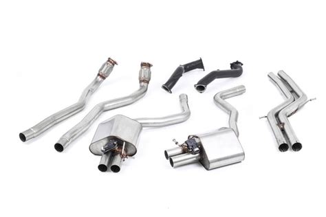 Milltek Valved Complete Exhaust System With Race Pipes For C7 Audi RS6