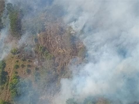 Controlado al 85 el incendio forestal en Quimixtlán Sergio Salomón