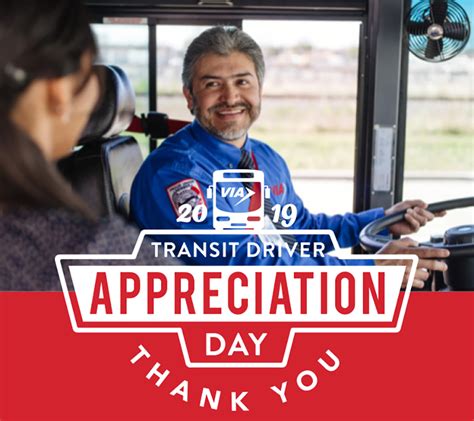 Via Celebrates Transit Driver Appreciation Day Via Metropolitan Transit