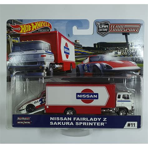 Hot Wheels Team Transport Nissan Fairlady Z Sakura Sprinter Shopee Malaysia