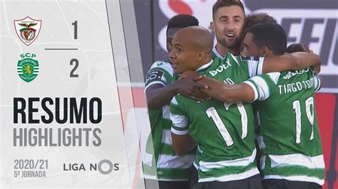 Highlights Resumo Santa Clara 1 2 Sporting Liga 20 21 5 YouTube