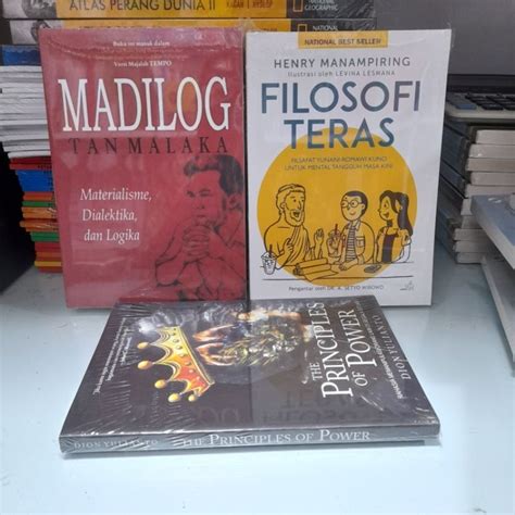 Jual Paket Buku Madilog Filosofi Teras The Principles Of Power