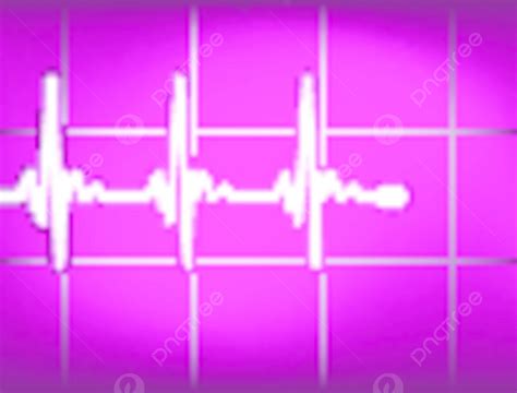 Cardiograma Ekg Eps 8 Gráfico De Latidos Rojos Vector PNG Rojo