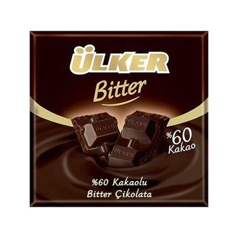 Ulker Bitter Chocolate Bar 65g Online Food And Grocery Store Bakkal