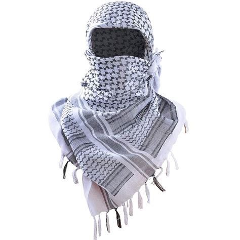 Luxns Military Shemagh Tactical Desert Scarf 100 Cotton Keffiyeh