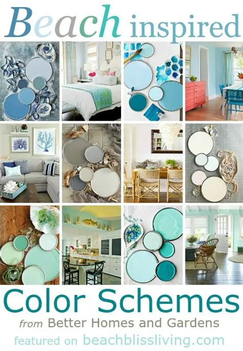 Paint Color Schemes Inspired From Beach Colors Beach Bliss Living