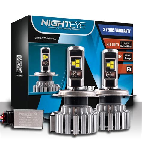 Nighteye Auto Lighting W Lm H Hb Car Led Headlights