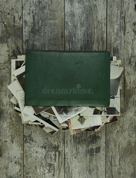 Pictures of the Old Album. Album and Pictures of the Past Century Stock ...