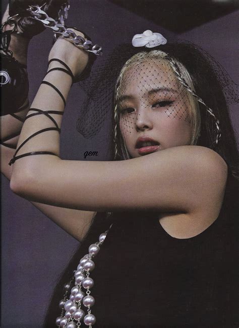 SCAN Jennie BLACKPINK HYLT Special Edition Black Pink Photo