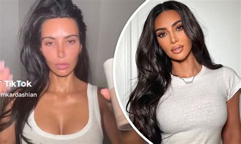 Kim Kardashian Almost Unrecognizable As She Goes Makeup Free Ladun