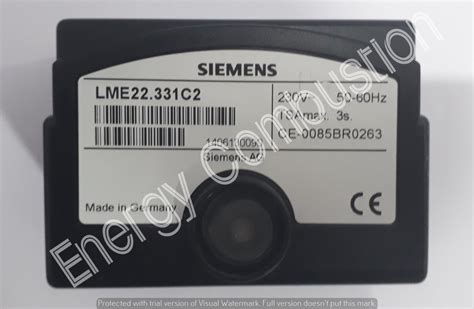 Siemens Burner Sequence Controller Lmo C Size Standard At Rs