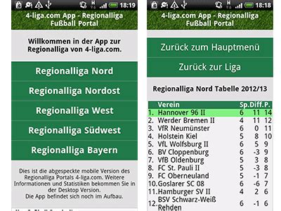 Mobile Version Handy App Liga