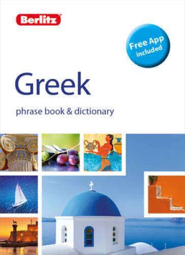 Berlitz Phrasebook Dictionary Greek Bilingual Dictionary Berlitz