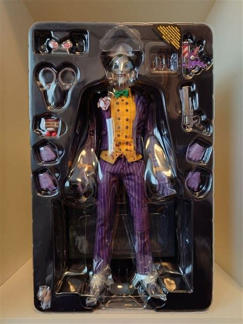 Hot Toys Vgm27 Figure Batman Arkham Asylum The Joker 16 Scale Action Figure Ebay