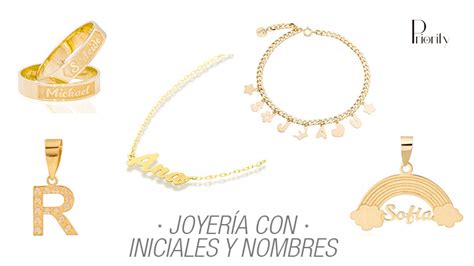 Joyería con iniciales y nombres Blog Joyería Online Priority