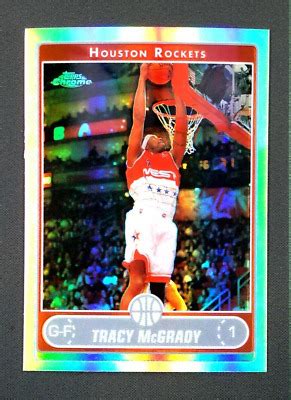 2006 07 Topps Chrome Refractor Tracy McGrady 34 HOF EBay