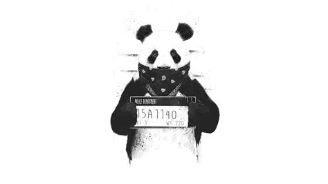 Dark Panda Wallpapers K Hd Dark Panda Backgrounds On Wallpaperbat