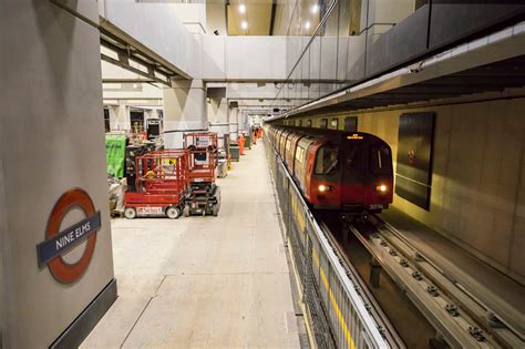 First Test Trains Pass Along Northern Line Extension To Nine Elms South London News