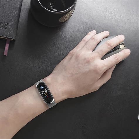 BRANSOLETA TECH PROTECT STAINLESS XIAOMI MI SMART BAND 7 7 NFC BLACK