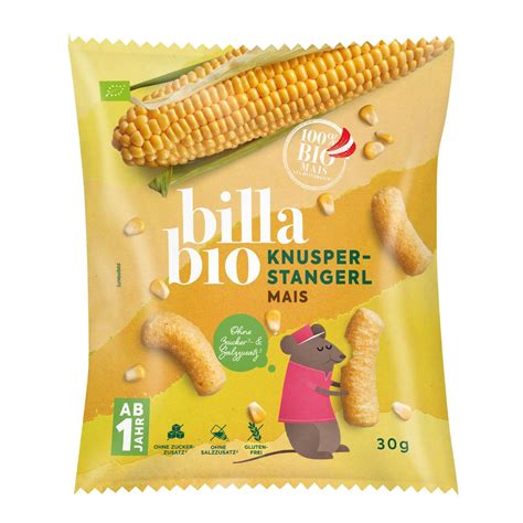 BILLA Bio Knusperstangerl Mais BILLA Online Shop