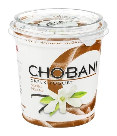 Chobani Vanilla Blended Non Fat Greek Yogurt 32 Oz Tub Hy Vee Aisles